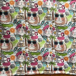 Guinea Pig Fleece P Piddle Pad Pair 11” Lot 2 Limited Supply Reversible NEW